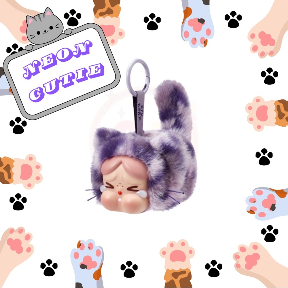 POP MART-CRY BABY WILD BUT CUTIE-NEON CUTIE